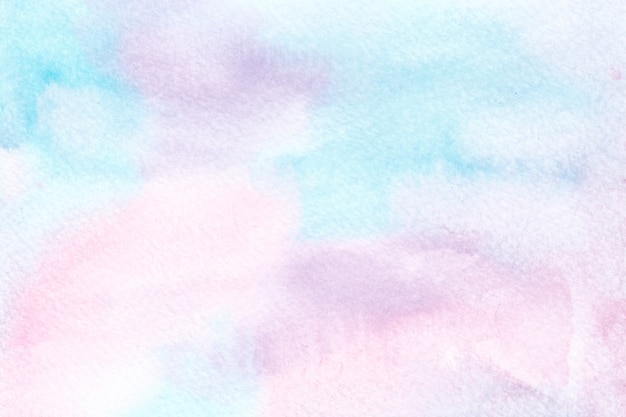 カラフルな水彩ユニコーン背景 虹の背景 プレミアムベクター