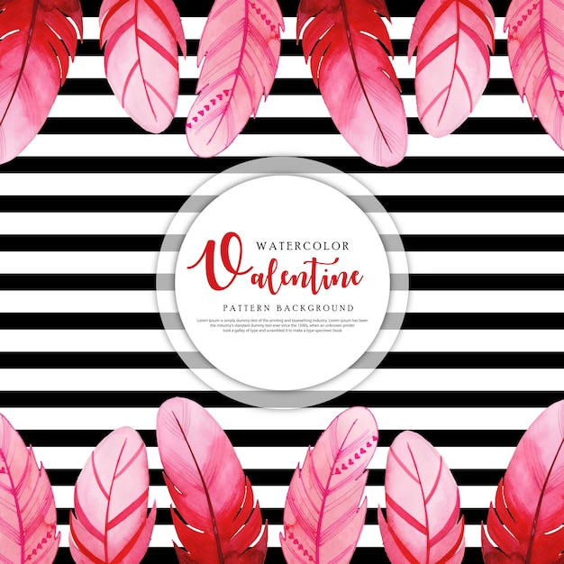 Premium Vector | Colorful watercolor valentine background