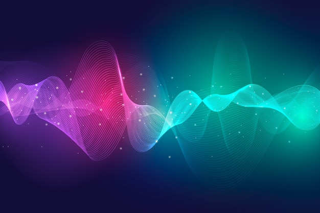 Free Vector | Colorful wavy background