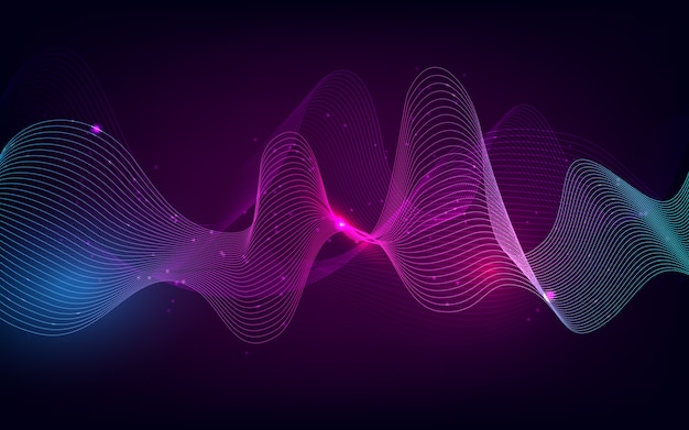 Free Vector | Colorful wavy background