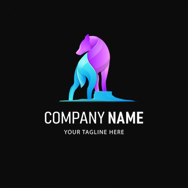 Download Free Colorful Wolf Logo Design Gradient Style Animal Logo Premium Vector Use our free logo maker to create a logo and build your brand. Put your logo on business cards, promotional products, or your website for brand visibility.