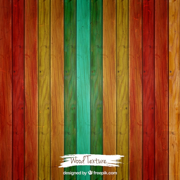 Colorful Wood Texture