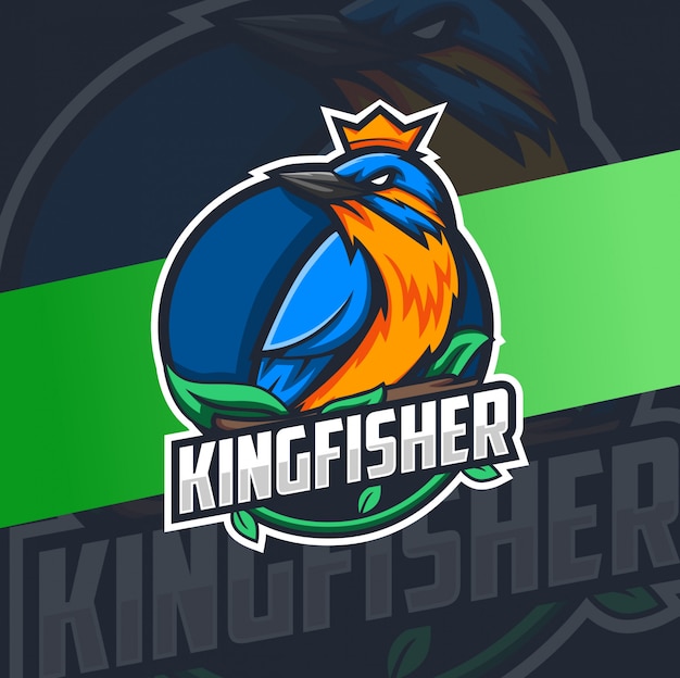 Download Free Colorfull Kingfisher Bird Mascot Logo Design Premium Vector Use our free logo maker to create a logo and build your brand. Put your logo on business cards, promotional products, or your website for brand visibility.