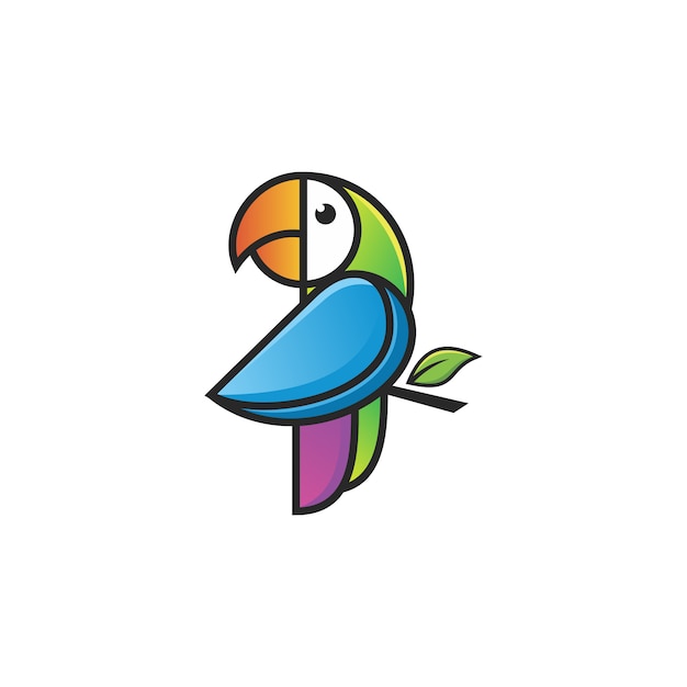 Download Free Colorfull Parrot Logo Premium Vector Use our free logo maker to create a logo and build your brand. Put your logo on business cards, promotional products, or your website for brand visibility.