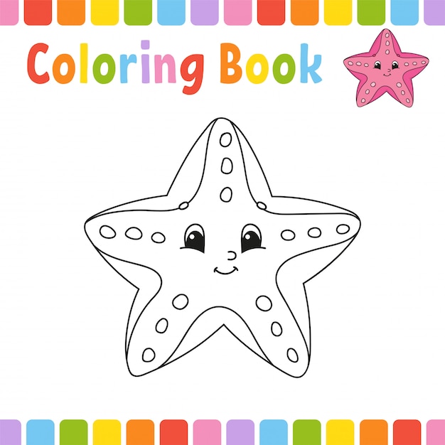 Coloring book for kids. Vector | Premium Download