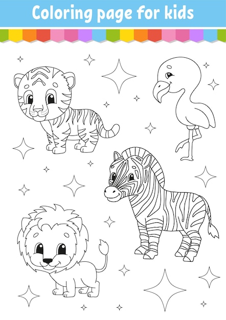 Download Premium Vector Coloring Book For Kids