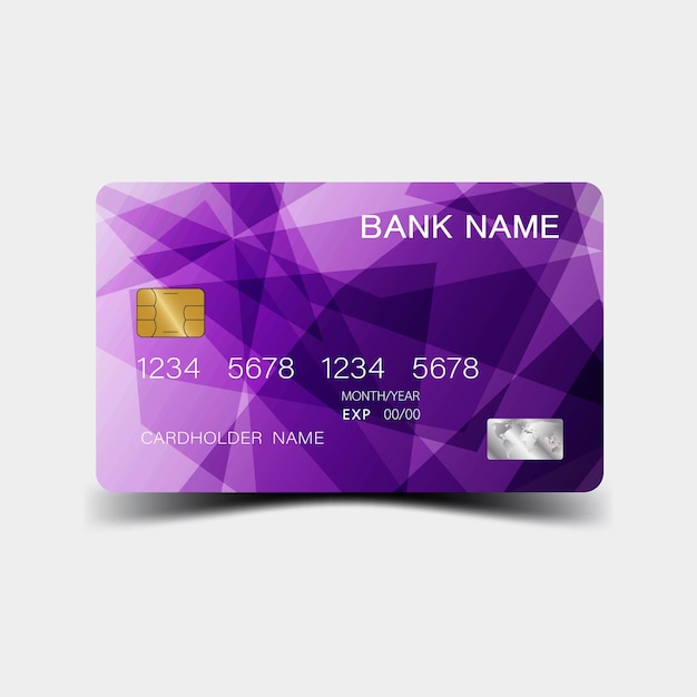 Premium Vector | Colour credit card design and inspiration from ...