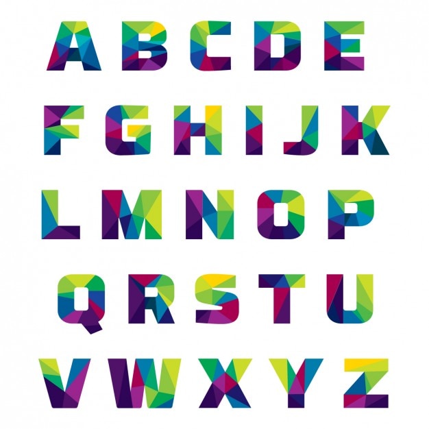 photoshop alphabet shapes free download