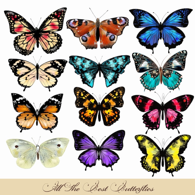 Featured image of post Colourful Butterfly Drawing With Colour : I applied the black coloring material to make the colors bright and make it more like a real butterfly and that is all guys thank you very much.