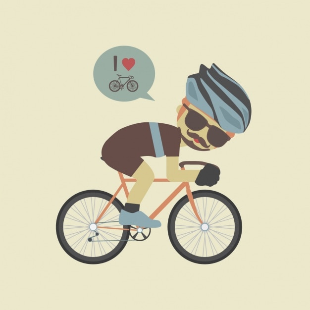 Coloured cycling background