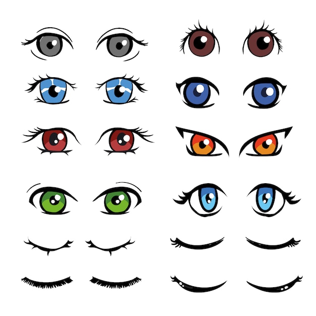 Download Colourful Eyes Vectors, Photos and PSD files | Free Download