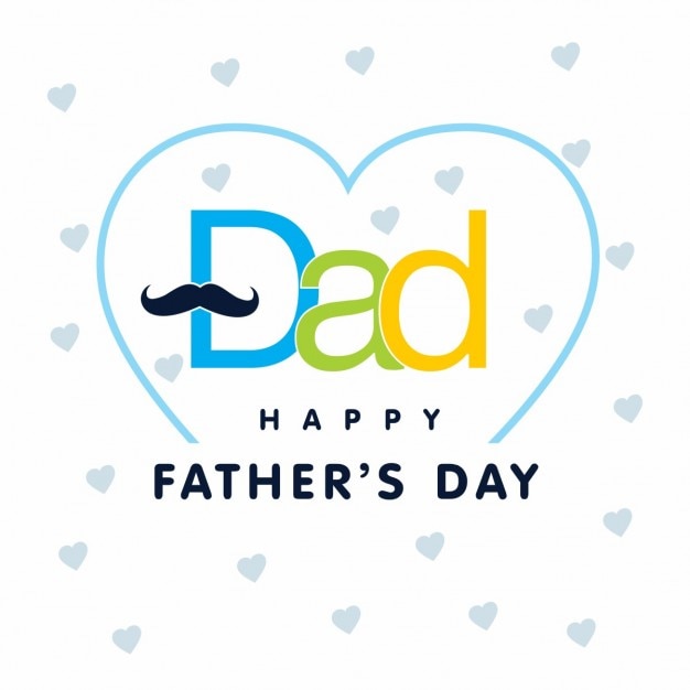 Coloured father\'s day background