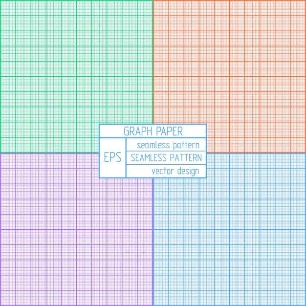 Colored Graph Paper Background