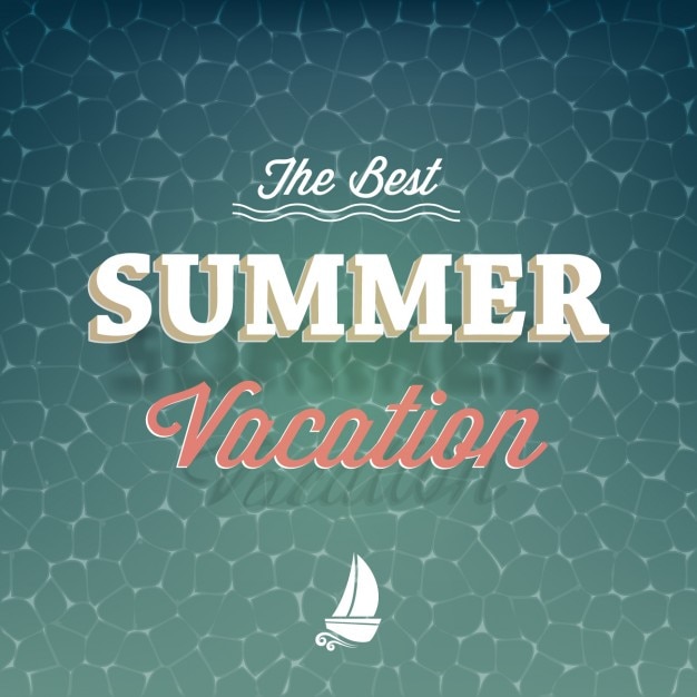 Coloured summer vacation background