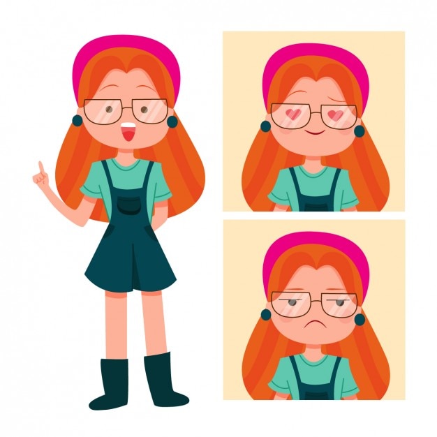 Coloured woman avatars