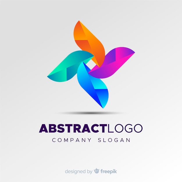 Download Free Colourful Abstract Logo Template Free Vector Use our free logo maker to create a logo and build your brand. Put your logo on business cards, promotional products, or your website for brand visibility.