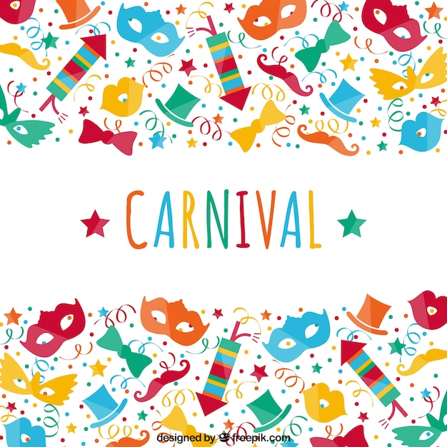 Colourful carnival celebration Vector | Free Download