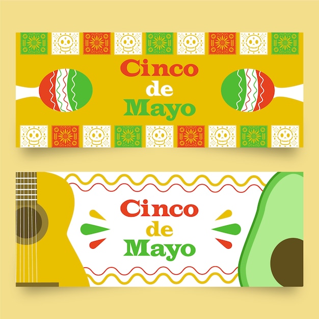 Download Free Colourful Mexican Banners With Maracas And Guitar Free Vector Use our free logo maker to create a logo and build your brand. Put your logo on business cards, promotional products, or your website for brand visibility.