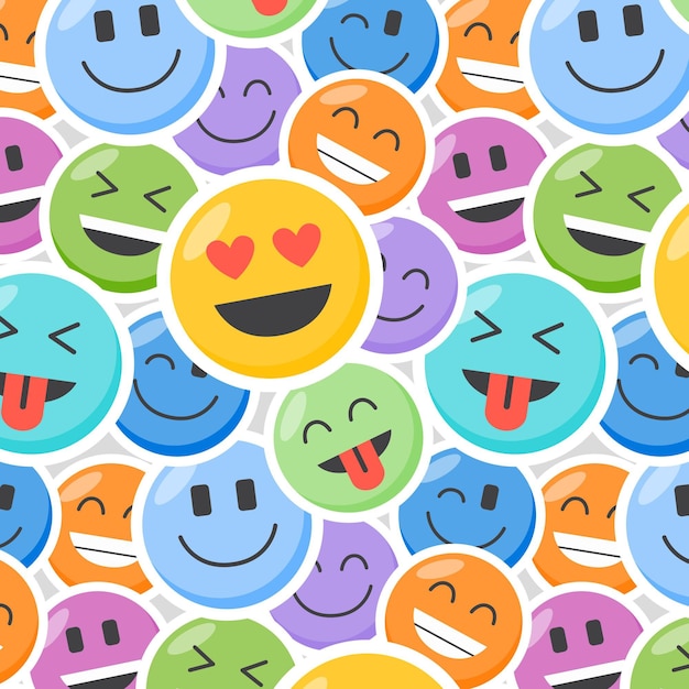 free-vector-colourful-smile-emoticons-pattern