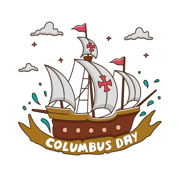 Premium Vector Columbus Day 