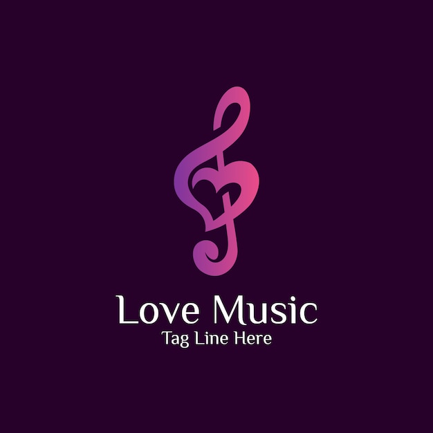 Download Free Combination Love And Music Logo Design Premium Vector Use our free logo maker to create a logo and build your brand. Put your logo on business cards, promotional products, or your website for brand visibility.