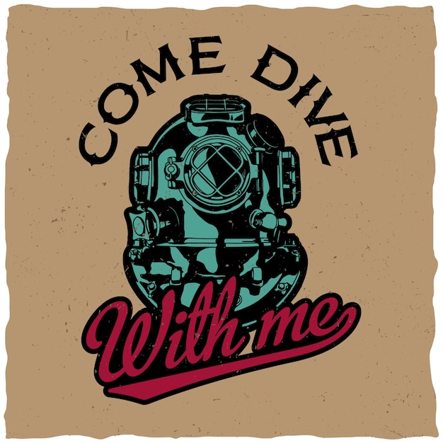 Premium Vector | Come drive with me design for t-shirt print