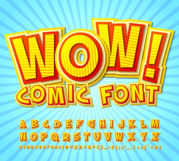 comic free font