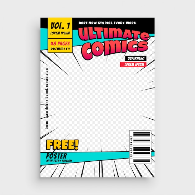 Download Free Comic Magazine Front Page Layout Design Free Vector Use our free logo maker to create a logo and build your brand. Put your logo on business cards, promotional products, or your website for brand visibility.