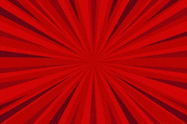 Free Vector | Comic style background red colored