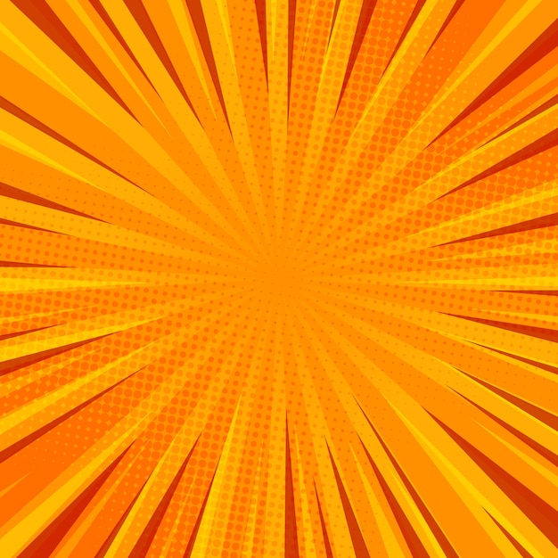 Premium Vector | Comic sunburst background