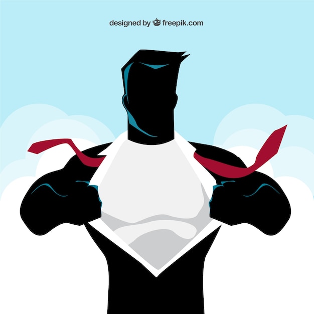 Download Comic superhero chest illustration Vector | Free Download