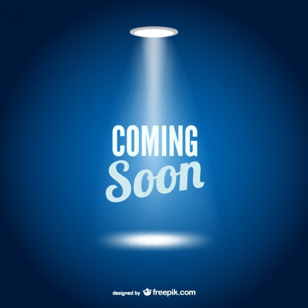 Free Vector Coming soon web page template