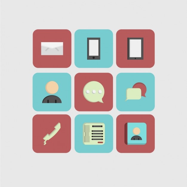 Download Free Vector | Communication icons pack