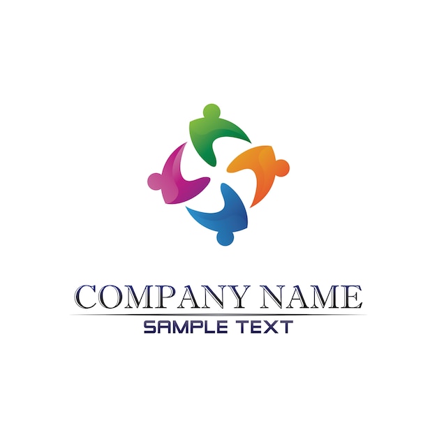 Download Free Community Care Logo In Circle Premium Vector Use our free logo maker to create a logo and build your brand. Put your logo on business cards, promotional products, or your website for brand visibility.