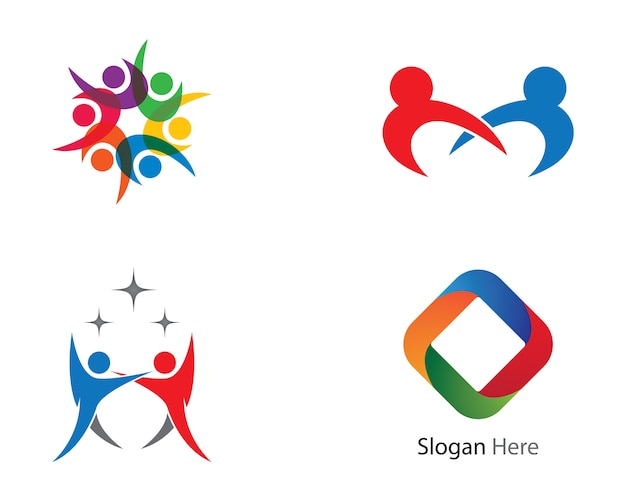 Premium Vector | Community care vector icon illustration design