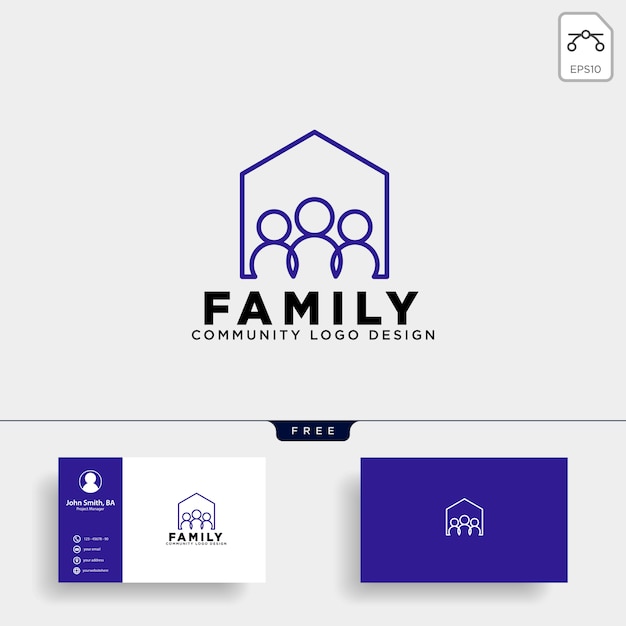 Download Free Community Human Logo Template Vector Icon Isolated Premium Vector Use our free logo maker to create a logo and build your brand. Put your logo on business cards, promotional products, or your website for brand visibility.