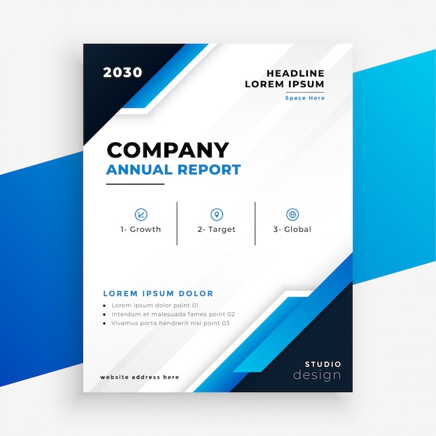 Download Free Company Annual Report Brochure Business Template Design Free Vector Use our free logo maker to create a logo and build your brand. Put your logo on business cards, promotional products, or your website for brand visibility.