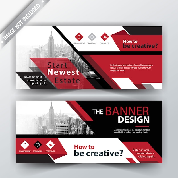 Company banner layout Vector | Free Download