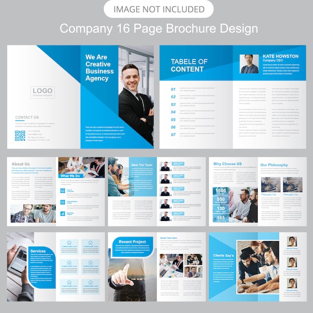 Premium Vector Company Profile Brochure Vector Design Template Riset