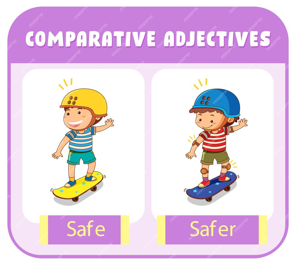 free-vector-comparative-adjectives-for-word-safe