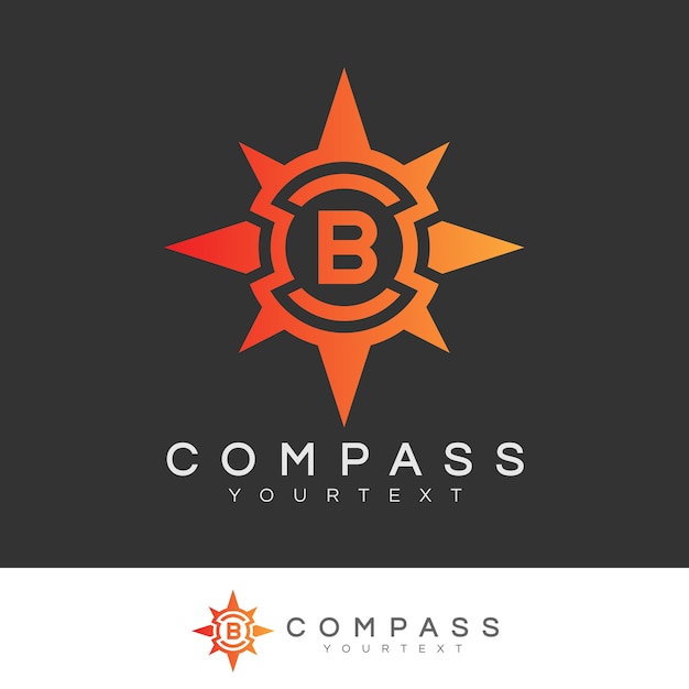 Download Free Compass Initial Letter B Logo Design Premium Vector Use our free logo maker to create a logo and build your brand. Put your logo on business cards, promotional products, or your website for brand visibility.
