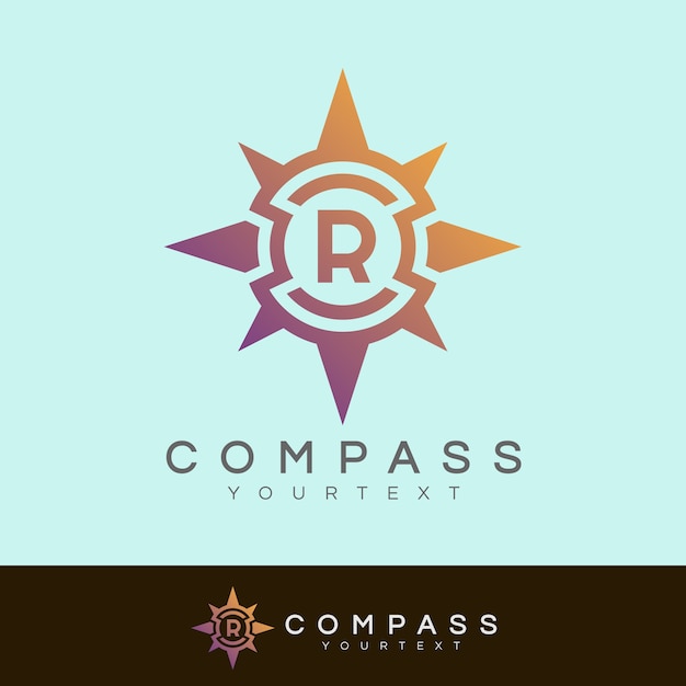 Download Free Compass Initial Letter R Logo Design Premium Vector Use our free logo maker to create a logo and build your brand. Put your logo on business cards, promotional products, or your website for brand visibility.