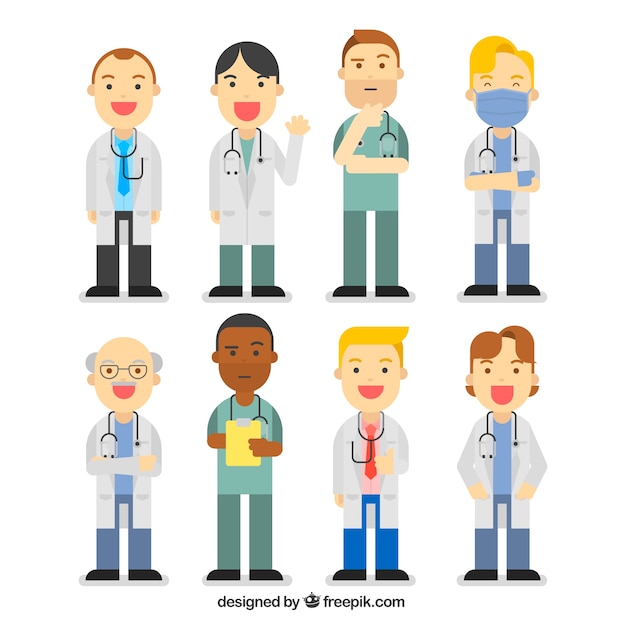 Complete collection of doctors with fun
style