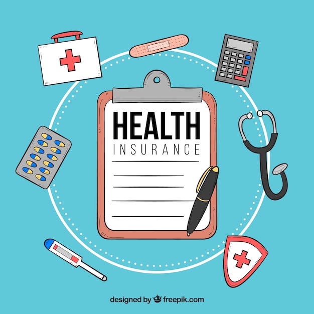 Composition with health insurance
elements