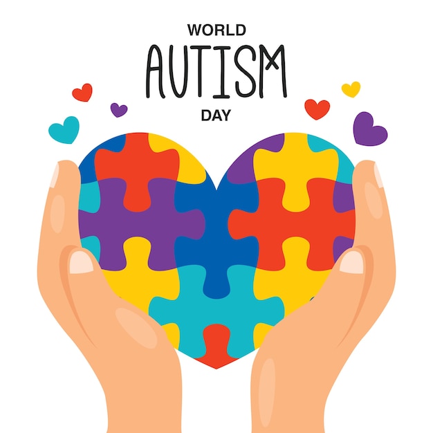 Premium Vector Concept drawing of autism awareness