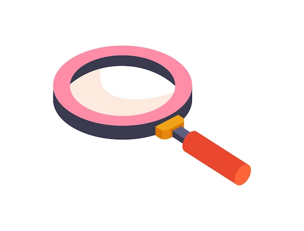 Premium Vector | Concept of magnifying glass