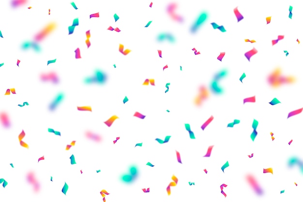 Free Vector | Confetti background in flat design