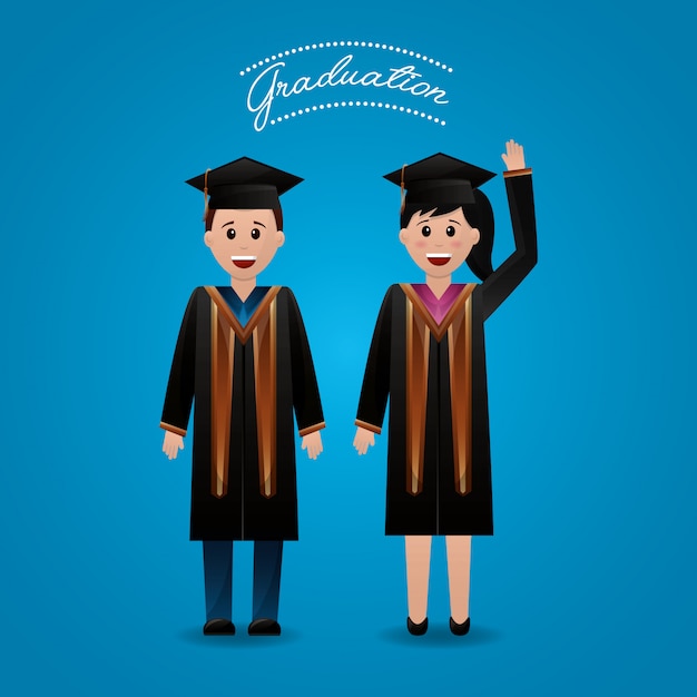 Download Free Vector | Congratulations graduation background