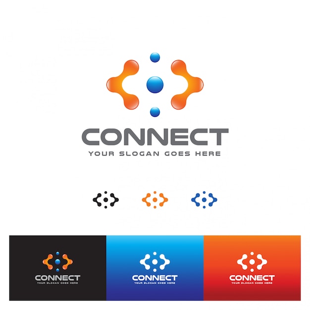 Download Free Connection Technology Service Provider Logo Premium Vector Use our free logo maker to create a logo and build your brand. Put your logo on business cards, promotional products, or your website for brand visibility.