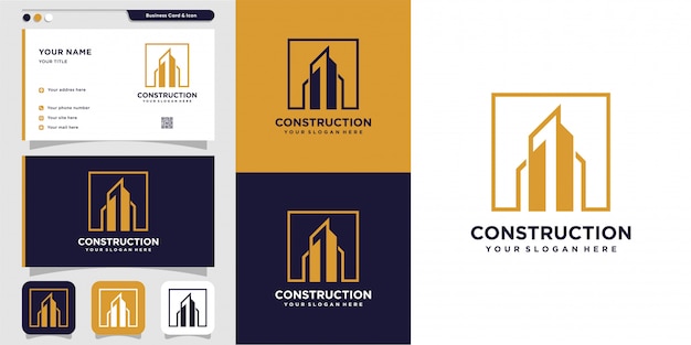 Download Free Construction Or Building Logo And Business Card Design Premium Use our free logo maker to create a logo and build your brand. Put your logo on business cards, promotional products, or your website for brand visibility.